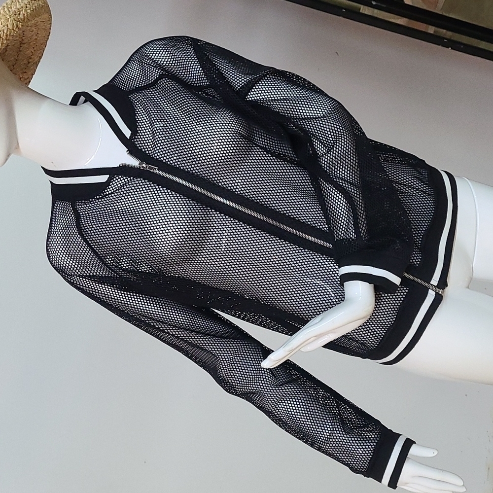 Netted Jersey Jacket